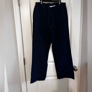 NY and Company size small dark blue linen/cotton pants